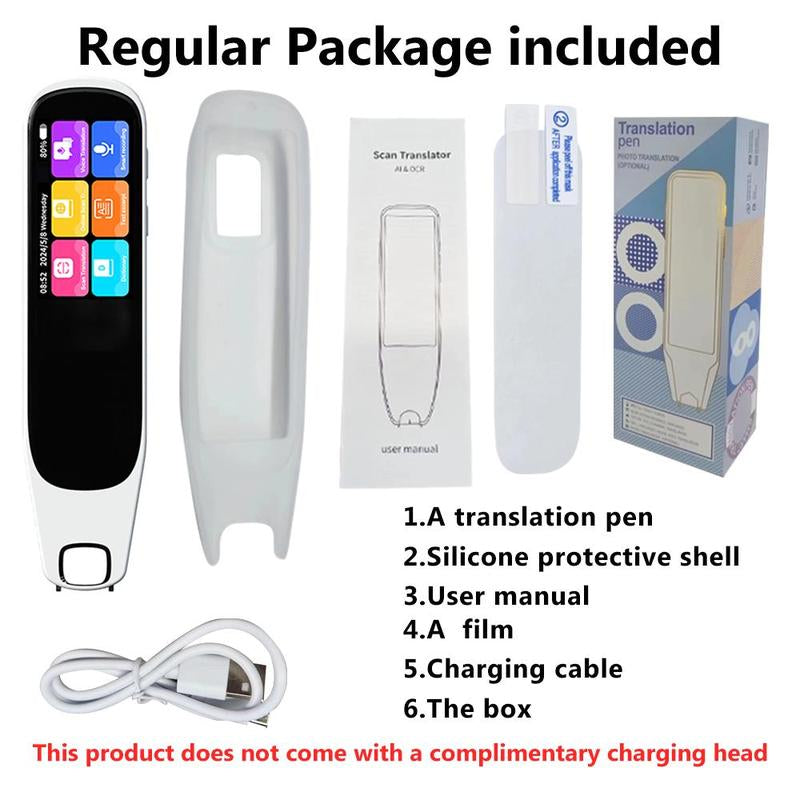 Christmas Gift, Translation Pen with Wifi, Versatile Translation Quick Check, Professional Translator Device Comparable to Professional Level 8 Translation Pen, 134 Languages Two-Way Intercom, Online Scanning Supports 60 Languages, Digital Products